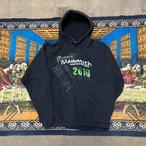 Monster Energy Mammoth Festival 2010 hoodie size xl y2k punk skater fox racing